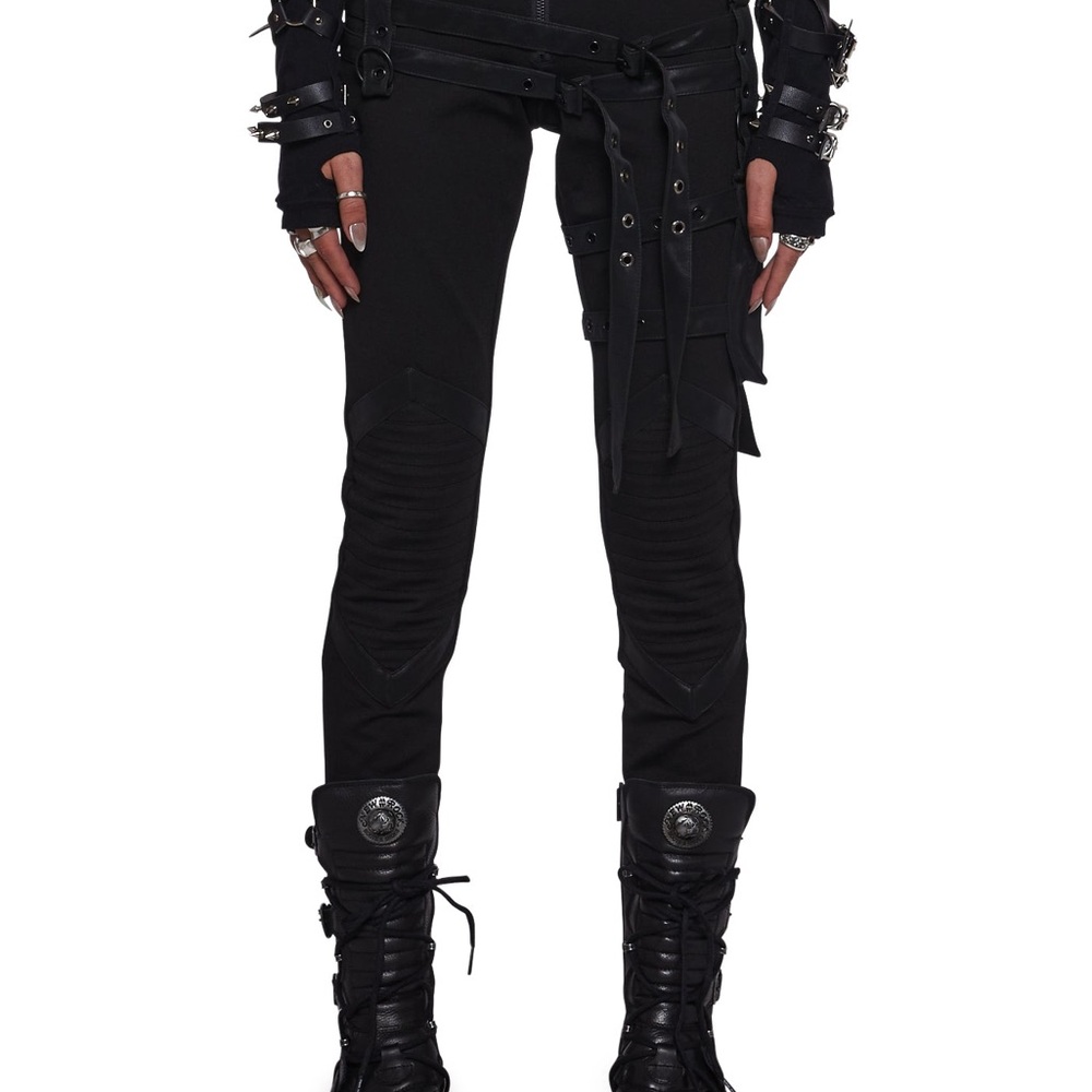 Women's Punk Rock Skinny Pants Size S